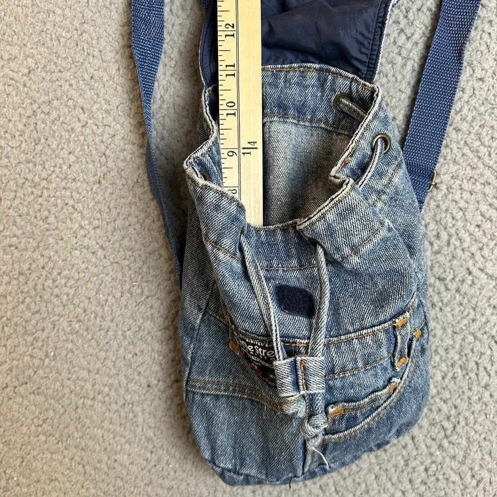 Sesame Street General Store VTG Denim Mini Backpack Cookie Monster Elmo Oscar